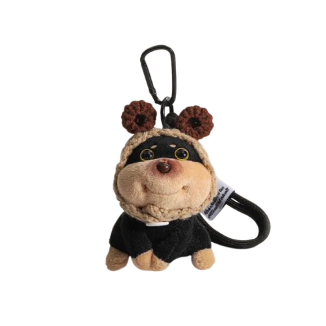Bee Pup Keychain