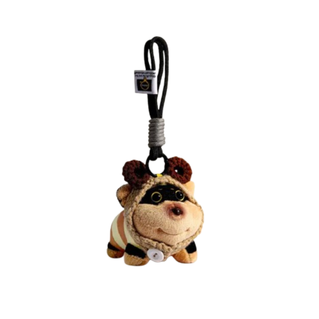 Bee Pup Keychain