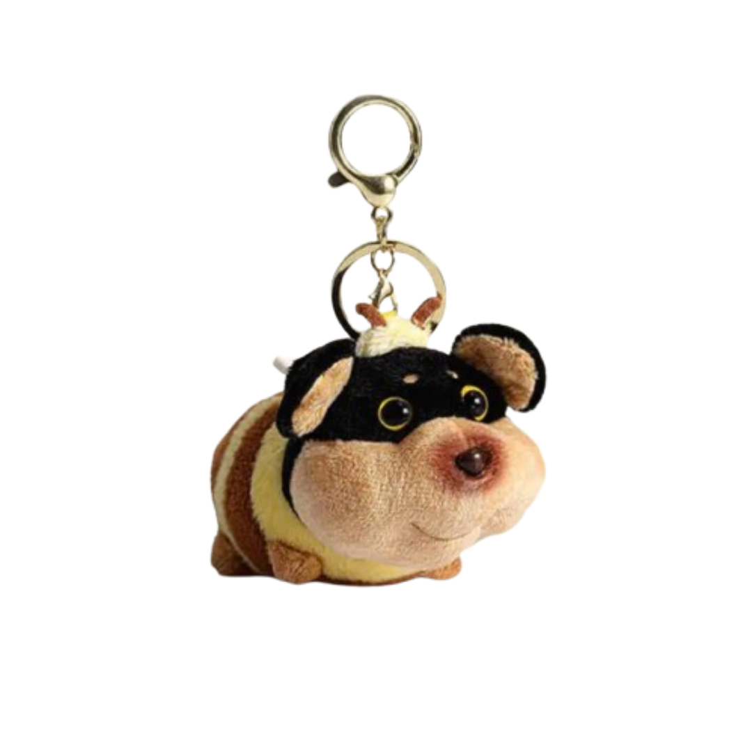 Bee Pup Keychain