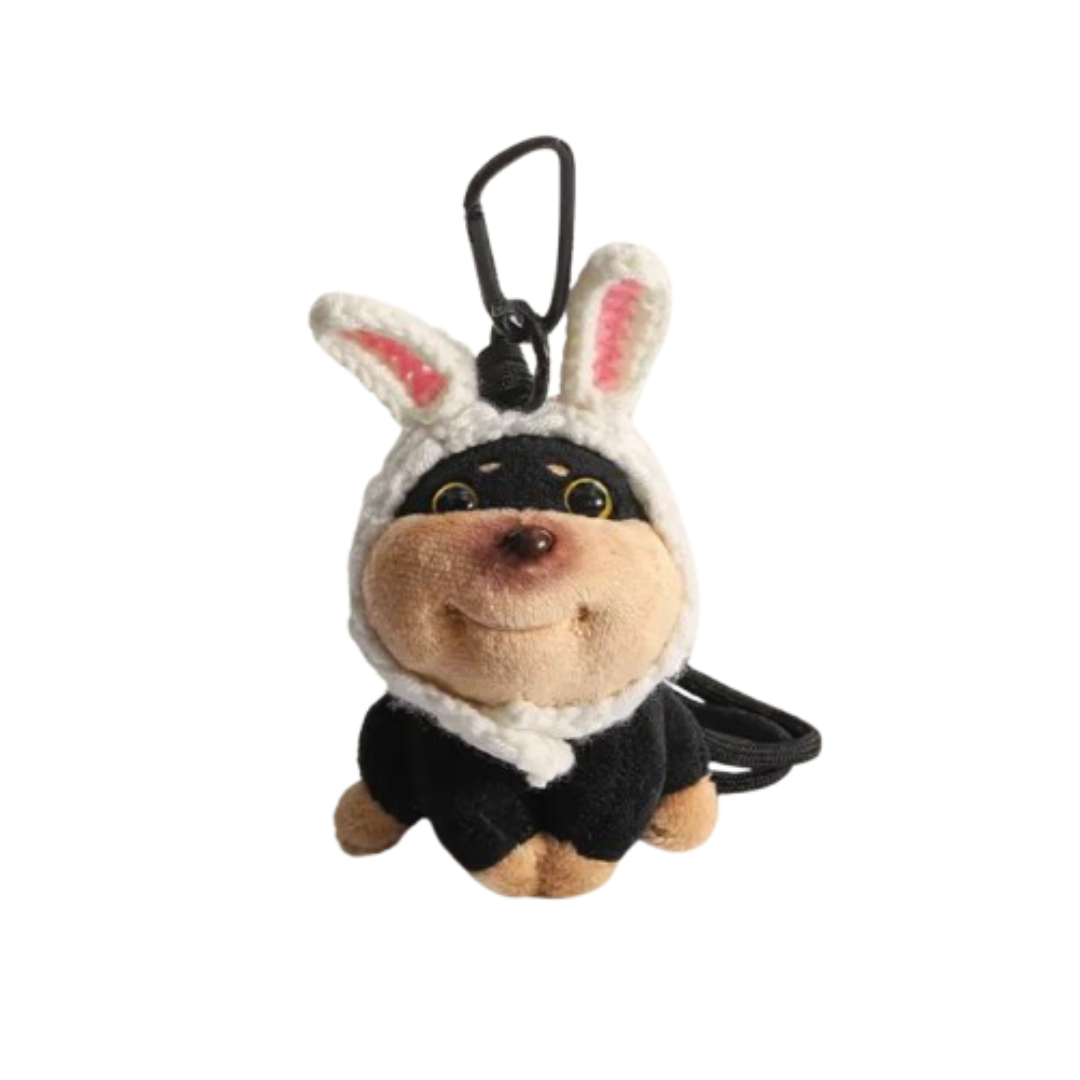 Bee Pup Keychain